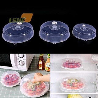 [LSHE] ฝาครอบจานไมโครเวฟแบบใส ฝาปิดจานอาหาร ช่องระบายอากาศระ…