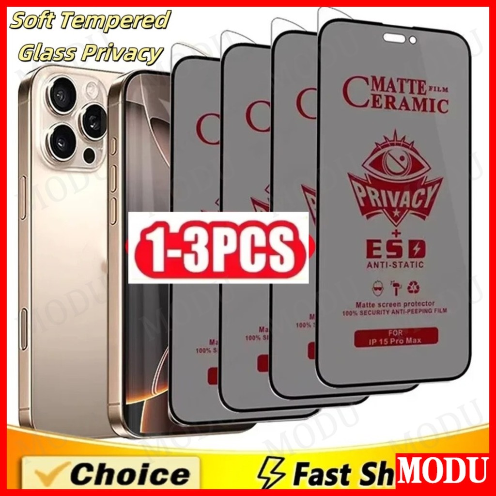 1-3pcs Matte Anti Spy ฟิล์มเซรามิคสําหรับ Samsung A56 A36 A26 A16 A06 A55 A35 A15 A54 A14 A15 A05S A73 A11 A12 A13 A23 A32 A33 A31 A71 A72 4G 5G 5G
