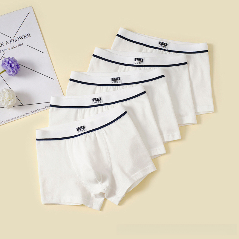 กางเกงในเด็กชาย กางเกงในผ้าฝ้ายแท้สำหรับนักเรียน ใส่สบาย - รูปที่ 6