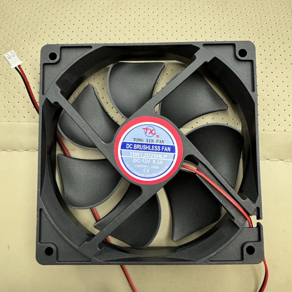 ยี่ห้อใหม่ TX Tongxin TDR12025HLP 12025 12 ซม. 12V 0.3A แชสซีพัดลมระบายความร้อน