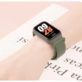 กระจกนิรภัย PC Shell สายยาง for Xiaomi Mi Band 8 Active /Redmi Band 2 เทปป้องกันหน้าจอ for Mi Smart Band 8 Active