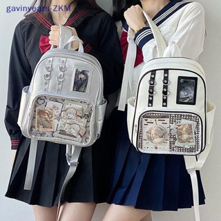 [gavinyears] School Ita Bag Fashion Trends Transparent Zippe…