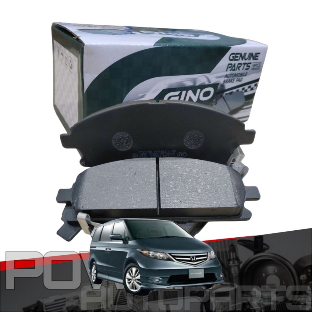 ผ้าเบรก GINO สําหรับ HONDA ELYSION RR1 RR3