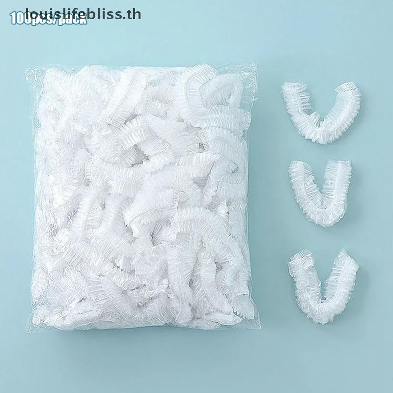 Louislifebliss 100 ฝาครอบเก็บอาหารแบบใช้ซ้ําได้เก็บสดแผ่นห่อพลาสติก Clings ฟิล์มใหม่