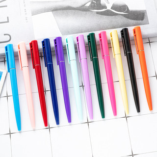 1 ชิ้น ปากกาลูกลื่นหมุนได้เรียบง่ายปากกาลูกลื่น 1 มม. สีดําปากกาลายเซ็นสร้างสรรค์เครื่องเขียนอุปกรณ์สํานักงานและสํานักงาน