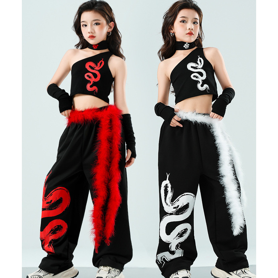 15-75KG ชุดเต้นเด็ก ชุดเต้นแจ๊ส เด็กผู้หญิง เสื้อ ชุด cover dance ชุดฮิปฮอป กางเกง ชุด cover dance เ