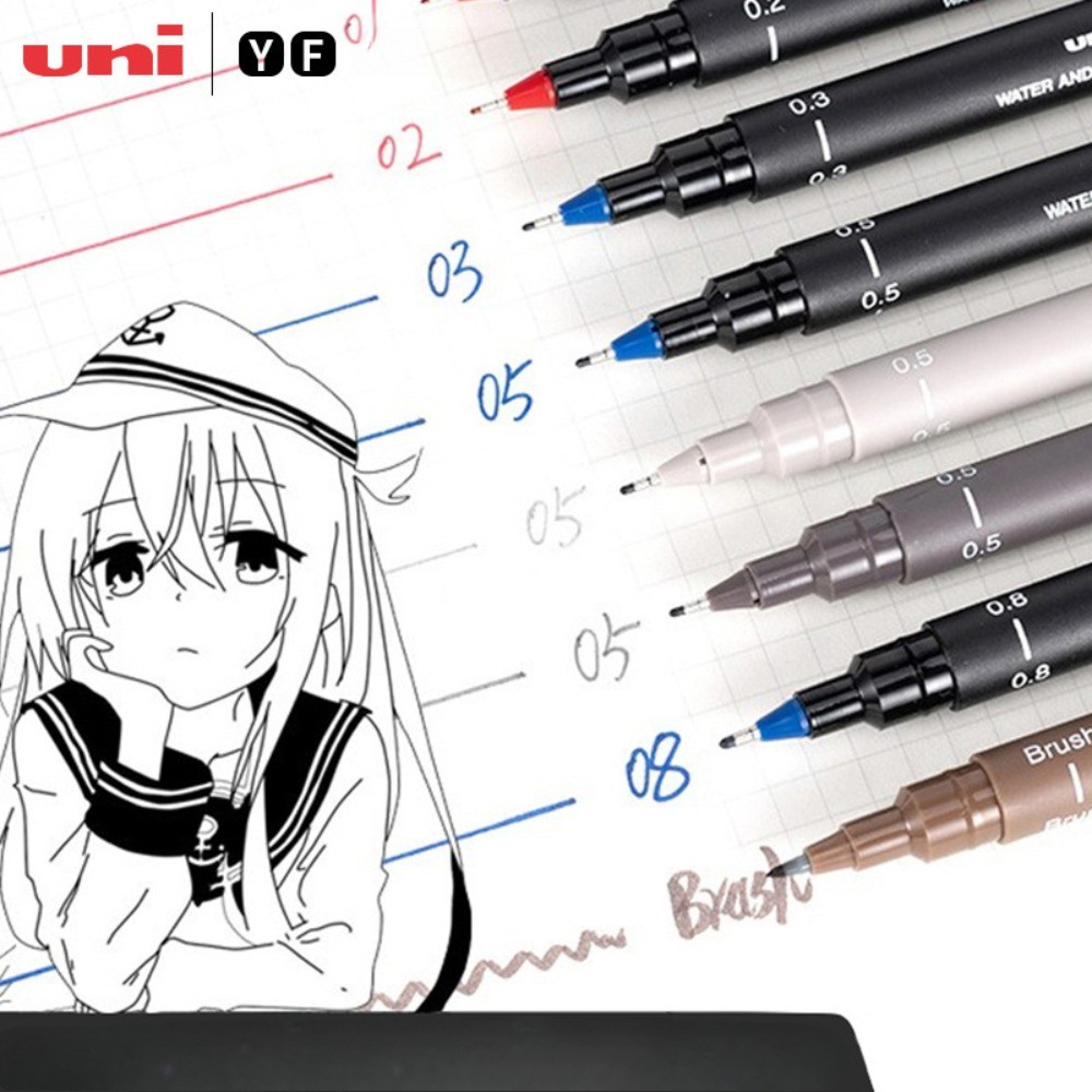 1PC ญี่ปุ่น UNI เข็มหลอดเจลปากกา PIN-200 การออกแบบการ์ตูน 0.05-0.8 มม.วาด Outline กันน้ํา Tracing ดินสอ Art เครื่องเขียนอุปกรณ์สํานักงาน - รูปที่ 2