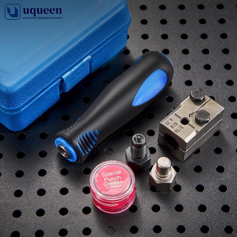 UQUEEN 3/16in Double Flaring โลหะมือถือสายเบรครถเครื่องมือคู่สําหรับรถจักรยานยนต์รถบรรทุกยานยนต์ J8Y