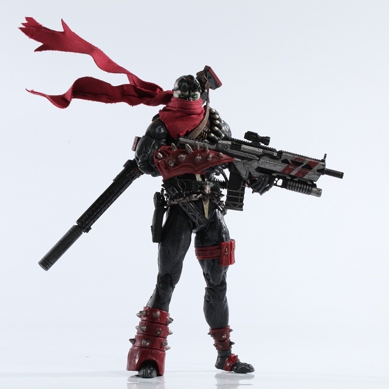 [Elf Forging Ready Stock] McFarlanend Regeneration Man diy Cloak Commando Scarf No Doll