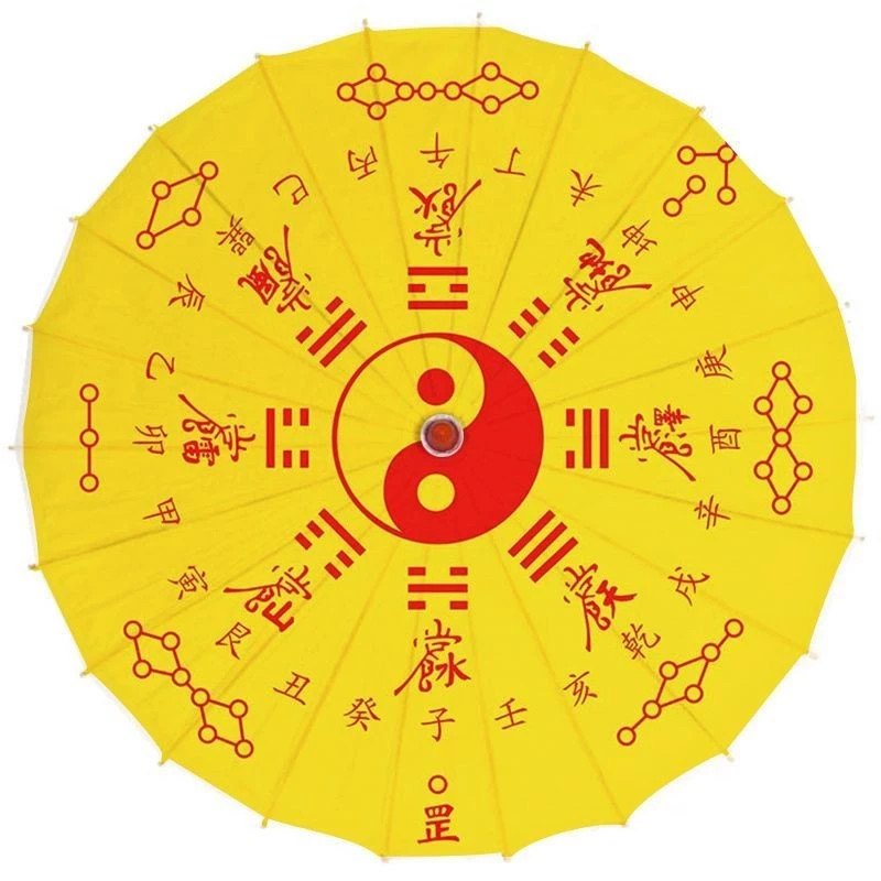 ร่มผ้าไหม Tai Chi Bagua ลาย Beidou สไตล์จีนโบราณ thumbnail 5