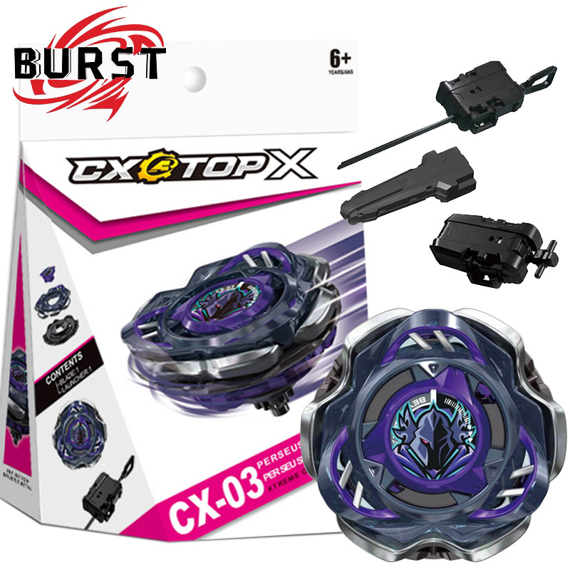เบย์เบลด x Bey X CX-03 Perseus Dark Bey Xtreme พร้อม Launcher Led Grip ชุดสําหรับ Bey Burst ของเล่นเด็กสําหรับเด็กของขวัญวันเกิด