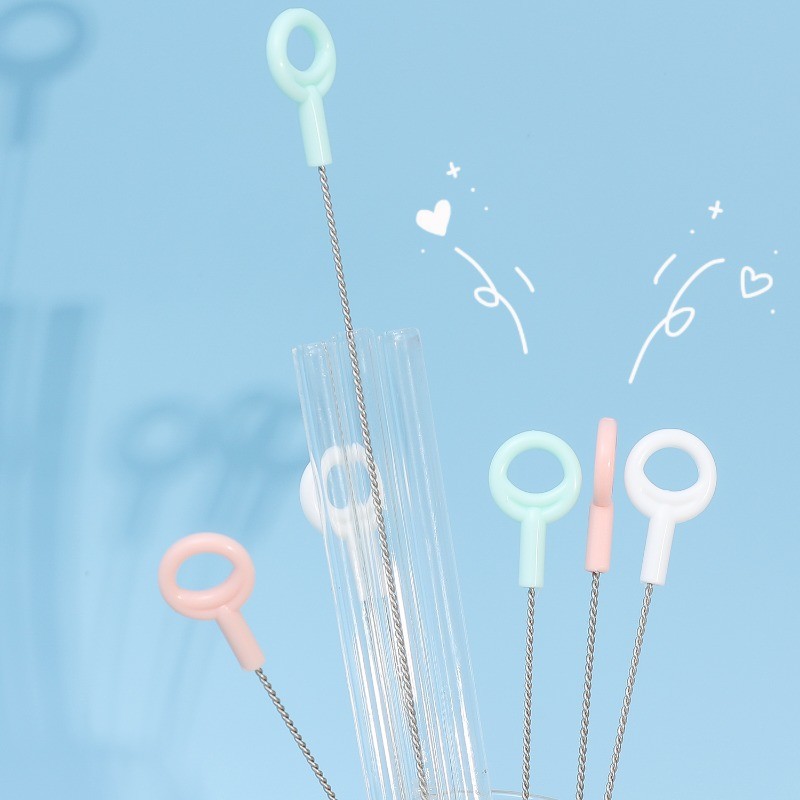 [ กูดู ] แปรงทําความสะอาดขวดไนลอน-หลอดผมนุ่มแปรงเกลียว-สแตนเลสผมนุ่มบรูส-เด็กทารกขวดด้ามยาวแปรงทําความสะอาด-เครื่องมือทําความสะ - รูปที่ 4