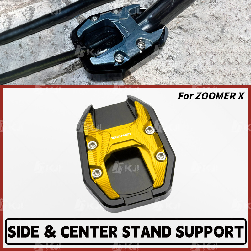 สําหรับ Honda ZOOMER X ขาตั้งด้านข้างรองรับขาตั้งเดี่ยว Foot Extender รองเท้า Enlarger Pad อุปกรณ์เสริม