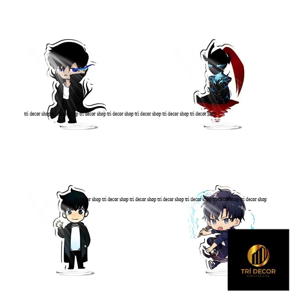 อะนิเมะ Solo san เติม 10 ซม. ขาตั้งอะคริลิค sung Jin Woo sung Jin AH Yoo Jin ho อุปกรณ์ตกแต่ง