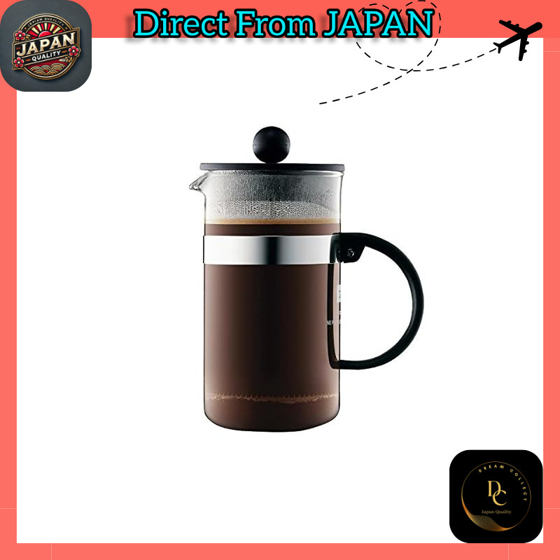 BODUM BISTRO NOUVEAU French Press Coffee Maker - Black - 350ml & 1L Variants