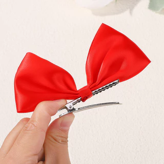 2pcs สีฟ้าและสีขาวริบบิ้นผมผูกโบว์วินเทจด้านปักผมสาวน่ารักกิ๊บ Headwear เครื่องประดับผมสำหรับผู้หญิง