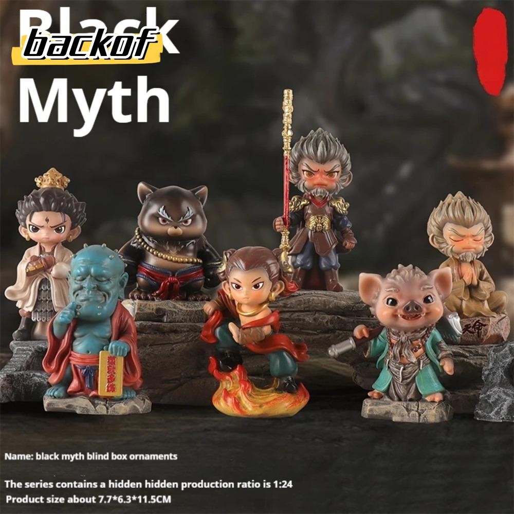 กล่อง BACKOF, ของเล่น Wukong Legend Black Myth Wukong, ฟิกเกอร์ Wukong ทําด้วยมือที่สร้างสรรค์สําหรับเด็ก