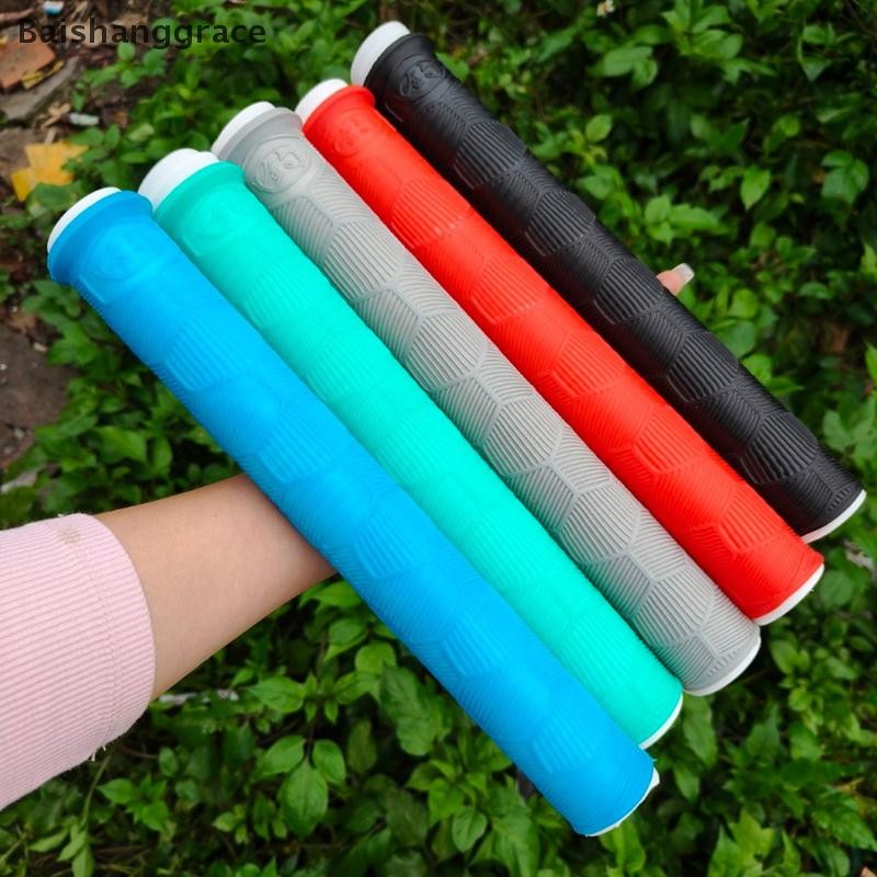 Baishanggrace Extended Rod Handle Cover ซิลิโคนอ่อนนุ่มสวมใส่ลื่นห่อสายรัดจับฝาครอบ HHT