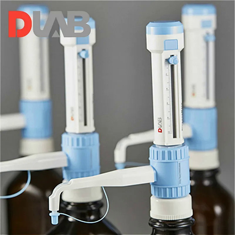 Bottle Top Dispenser DispensMate DLab StepMate Stepper Without Brown reagent bottle Dragon Lab Brand