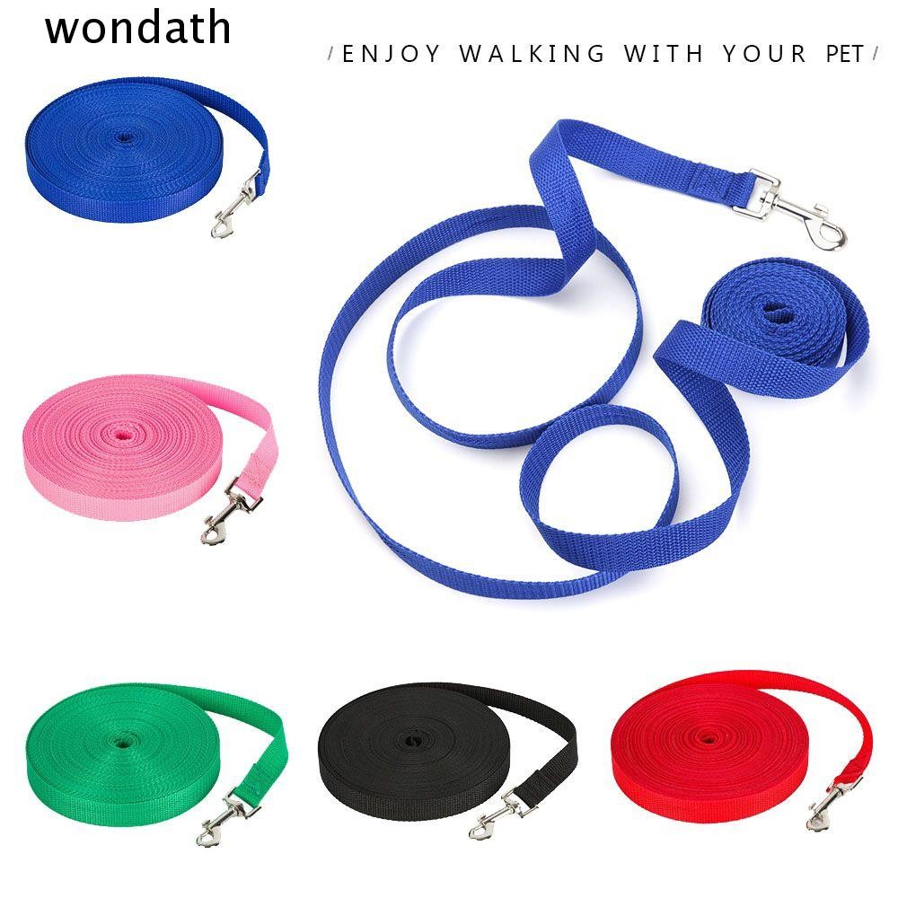 Wonda สายจูงสุนัข Pet Supply สีสันสุนัขแมวแฟชั่นเชือกลาก