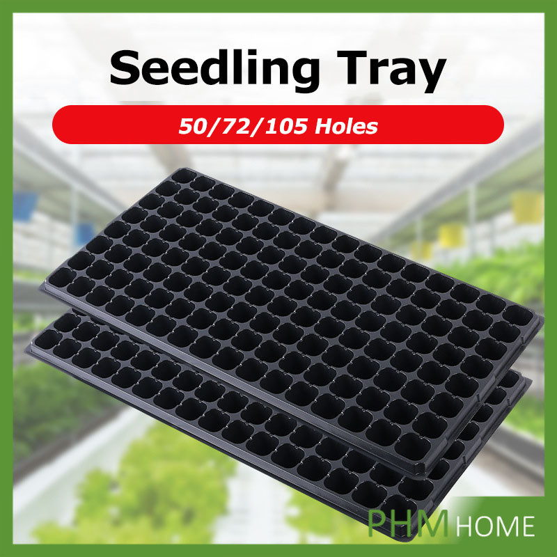 ถาดเพาะต้นกล้า  ถาดเพาะชำ ถาดเพาะเมล็ด ใช้ซ้ำได้ Seedling Tray