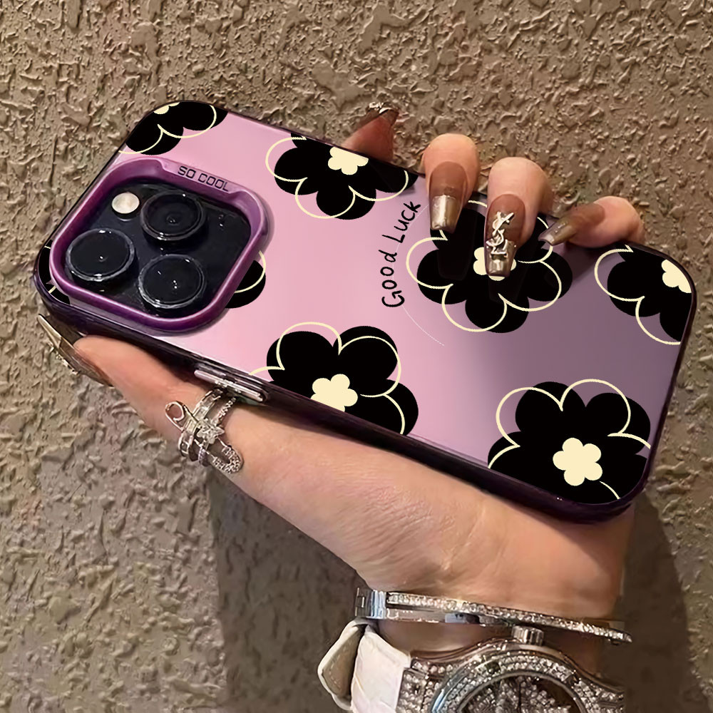 Love ดอกไม้สําหรับ VIVO Y28S 5G Y28 4G Y28E 5G Y18S Y18i กันกระแทกสําหรับ VIVO Y28S Y28 สีชุบ IMD เค