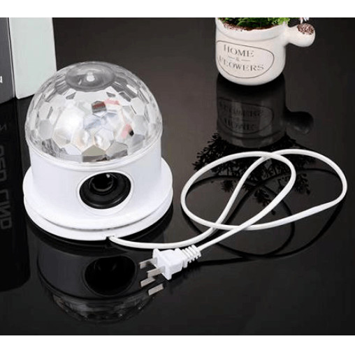 GlobalHouse EILON โคมไฟดิสโก้พร้อมลำโพง 7W รุ่น QCD-01 สีขาว สินค้าของแท้คุณภาพดี