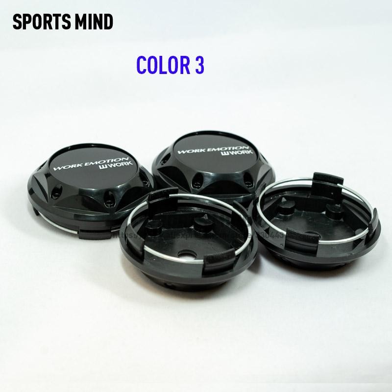 20 ชิ้น/ล็อต 68 มม.รถศูนย์ล้อสําหรับ WORK EMOTION WORK wheel Emblem โลโก้ล้อ Badge ครอบคลุมอุปกรณ์เส