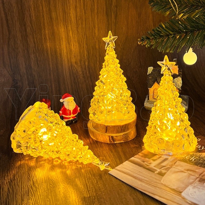 ต้นคริสต์มาส Night Light Home Supplies เด็ก Sleeping LED การ์ตูนโคมไฟข้างเตียงเด็กคริสต์มาสของเล่น Eye Protection โคมไฟตั้งโต๊ะ Ligh