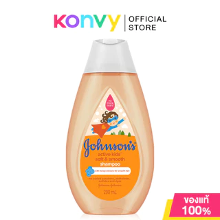 Johnsons Kids Shampoo จอห์นสัน แชมพูสำหรับเด็ก 200ml (Soft & Smooth/Shiny Drops/Clean & Fresh/Strong & Healthy/Milk)
