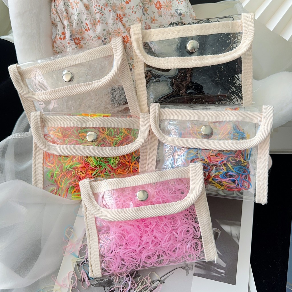 500ชิ้น/เซ็ตเด็กทารกที่มีสีสันทิ้งยางรัดผูกคาดศีรษะผู้ถือผมหางม้าวงเด็กอุปกรณ์ผมขายส่ง - รูปที่ 4