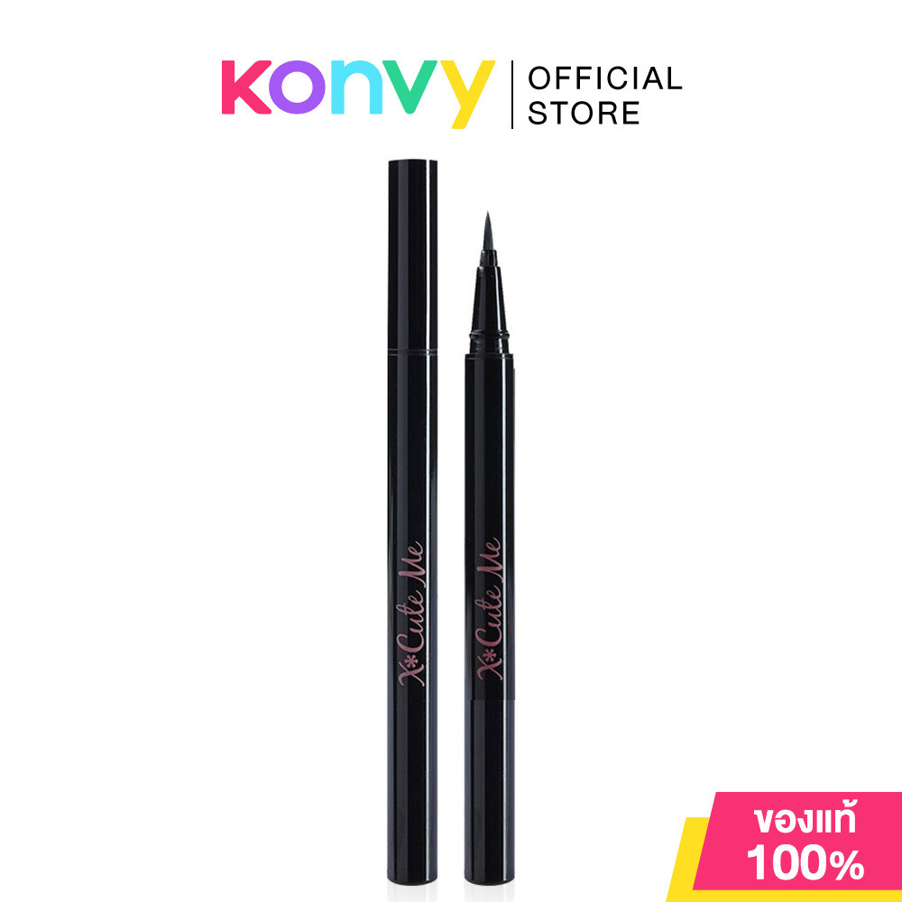 Xcute Me Kawaiii Series Liquid Eyeliner 0.5ml #Black เอ็กซ์คิวท์ มี อายไลน์เนอร์สูตรพิเศษ.