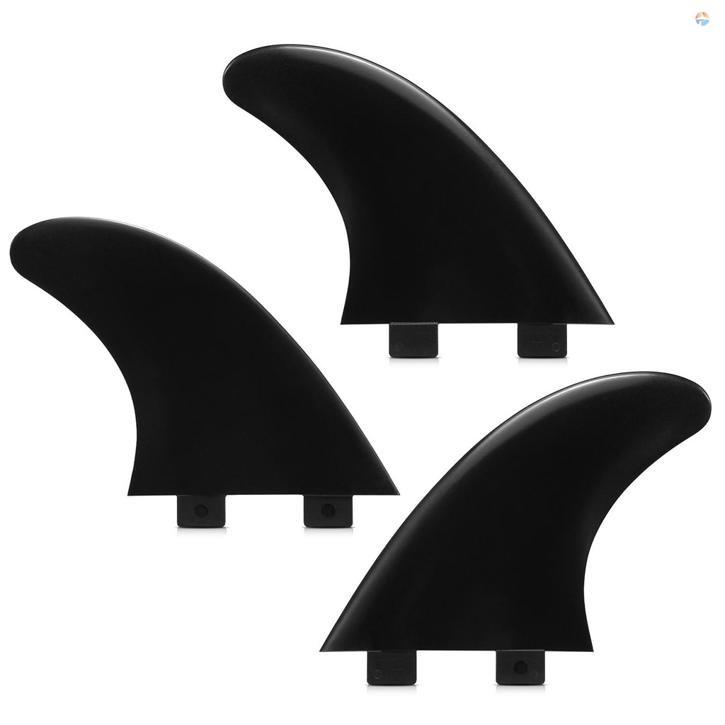 3pcs กระดานโต้คลื่น Fin Thrusters Fins ไฟเบอร์กลาสไนลอน Surf Fins GX / M5 / G1 / G3 / G5 / G7