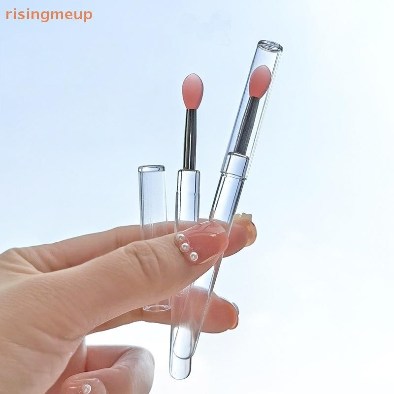 [risingmeup] Portable Lip Brush al Soft Silicone Lip Balm Lip