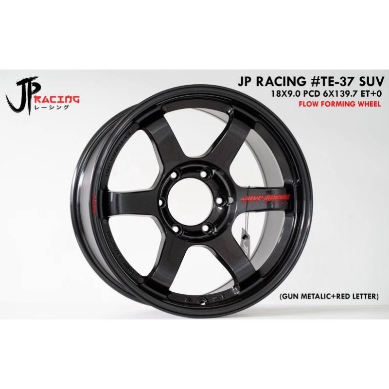 ล้อซิ่งTE37 SUV (ล้อเบา)ขอบ18 6รู (งานJP Racing) ขายดี⭐