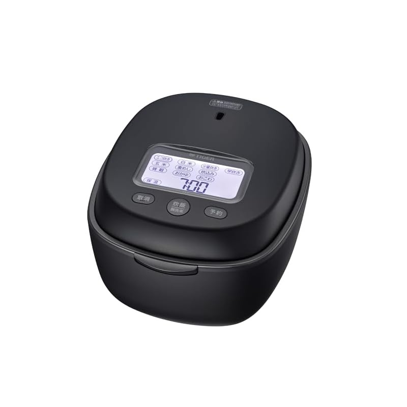 Tiger หม้อหุงข้าว 5.5 ถ้วย Ih หม้อแรงดัน Jpl-T100Kg Ebony สีดํา
