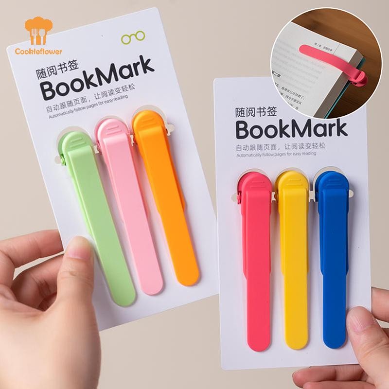Ckfr 1/3/6pcs สมาร์ทบุ๊คมาร์คซิลิโคน Book Mark Book อะไหล่อุปกรณ์เสริมสําหรับอ่านคนรักบุ๊คมาร์คสําหรับผู้ชายผู้หญิงใหม่