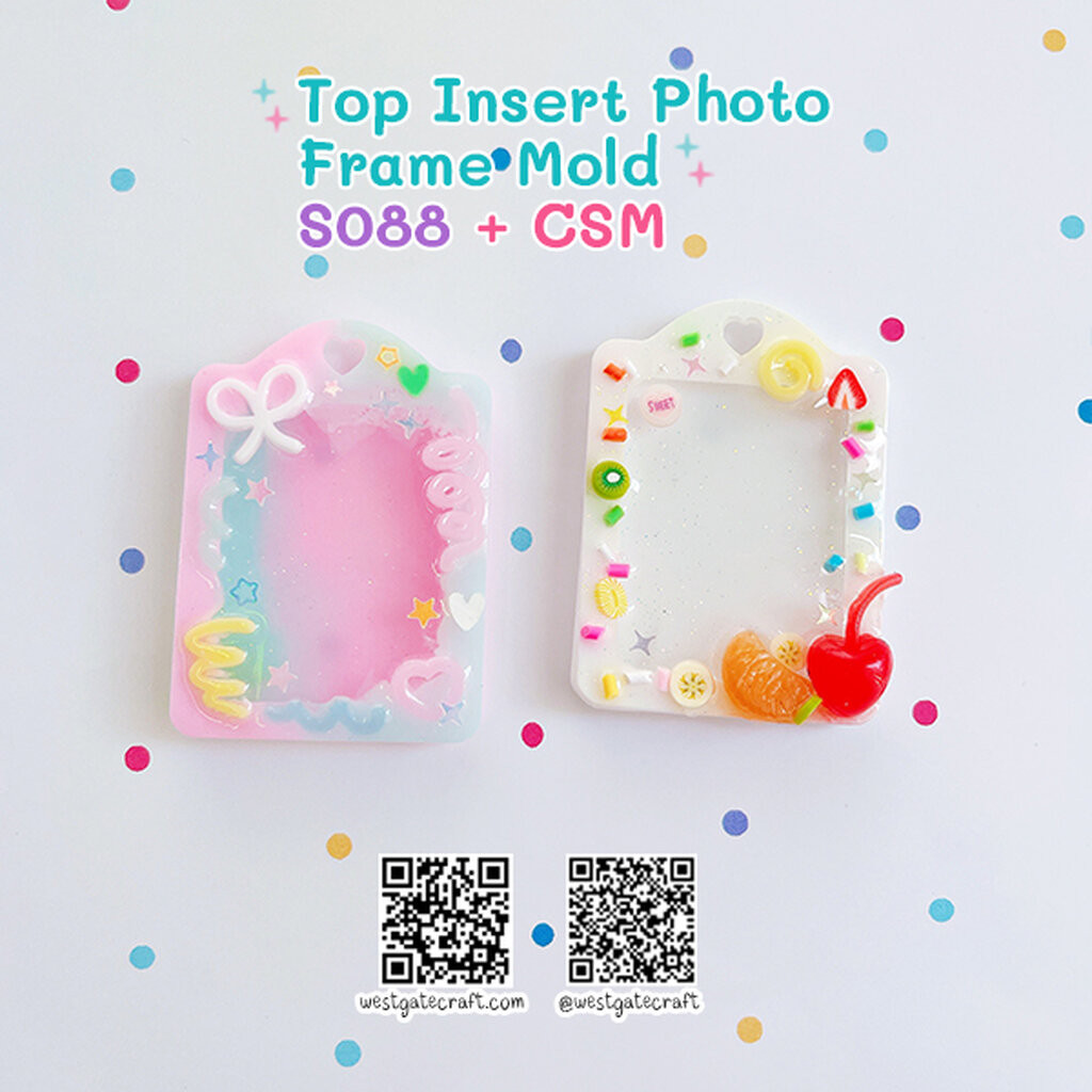 แม่พิมพ์ซิลิโคน SHAKE S088 Top Insert Photo Frame Mold + CSM