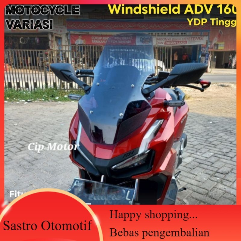 กระจกบังลมรถจักรยานยนต์ ADV 160 150 Visor ADV 160 High Model Smoke YDP