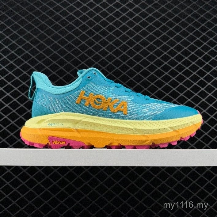 หมวก Hoka ONE ONE mafate ความเร็ว4 U nisex น้ำหนักเบาระบายอากาศรองเท้าวิ่งข้ามประเทศ, ผู้ชายและผู้หญ