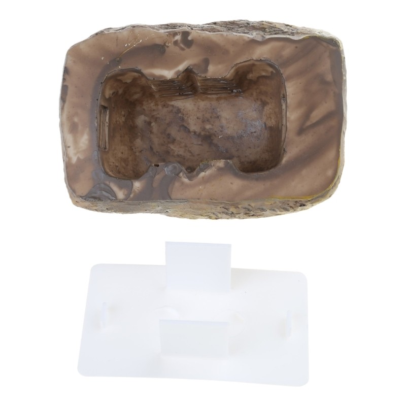 Estone Weatherproof Key Hider Hide A กุญแจสํารอง Fake Rock Outdoor Key Holder Key Cash