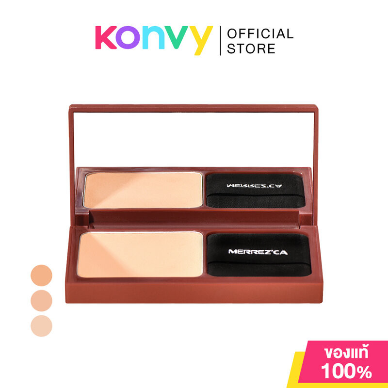 Merrezca Face Up Powder Pact SPF50/PA+++ 10g เมอร์เรซกา แป้งผสมรองพื้น