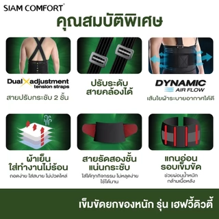 เข็มขัดพยุงหลัง สายรัดเอว แก้ปวดหลัง Mildflex ผ้าหนาอย่างดี ผลิตในประเทศไทย มาตรฐานส่งออก