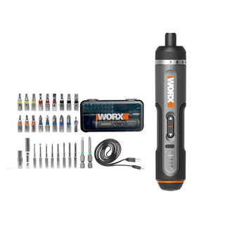 Worx WX242 ชุดไขควงไฟฟ้า 4V ไขควงไฟฟ้าไร้สายอัจฉริยะแบบชาร์จ USB