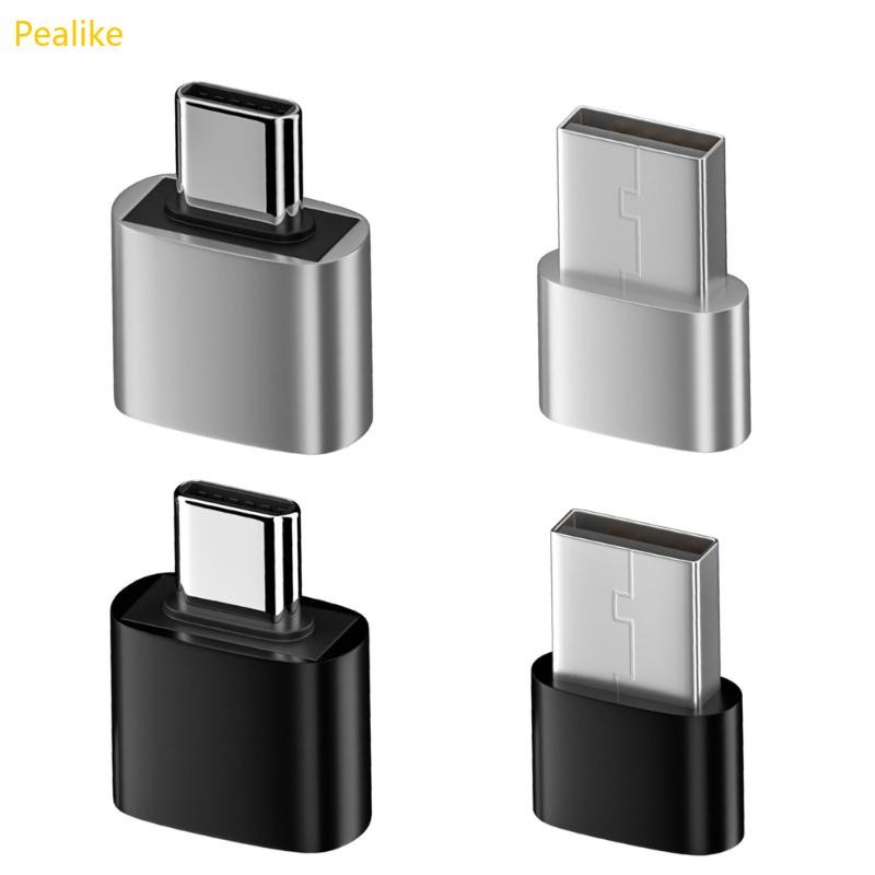 Pealike Hand USB เป็น Type C Converter เปลือกโลหะต้านทานการกัดกร่อนและออกซิเดชั่น