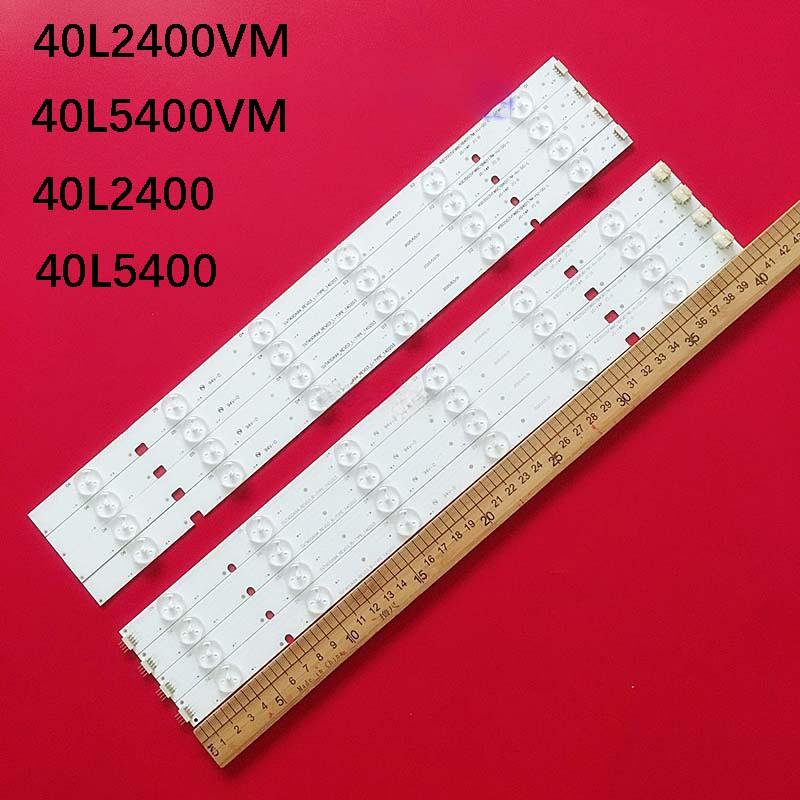 8 ชิ้น 40L2400VM 40L5400VM Toshiba 40" LED TV BACKLIGHT LAMPU TV 40L2400 40L5400 Light Bar