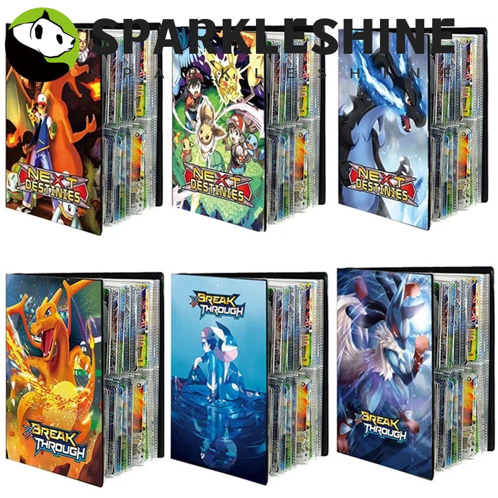 Sparkleshine การ์ดโปเกมอนอัลบั้มเด็กของขวัญ 240 ชิ้นอัลบั้มรูป Display Binder Pikachu อะนิเมะหนังสืออัลบั้ม