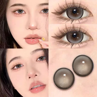 (COD) 0 ° -500 °คอนแทคเลนส์สายตาสั้น / สีม่วง / ชมพูอ่อน / น้ำตาล / ดำ / สตาร์เทา / คอนแทคเลนส์แฟชั่น 14.0mm/14.5mm YXYJ996