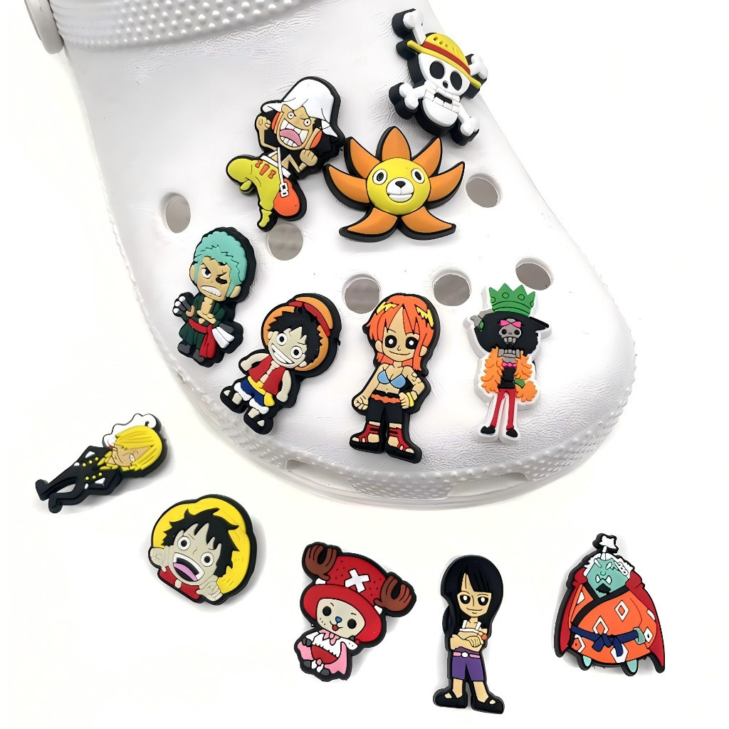 Usoq Jibbitz Crocs One Piece Crocs DIY หัวเข็มขัดรองเท้าตกแต่งอุปกรณ์เสริมรองเท้าสวน