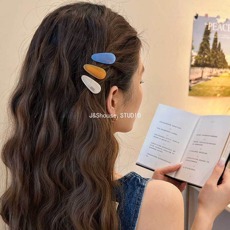 Kf978 มาใหม่ 3 ชิ้นชุดอะซิเตทมินิขนาดหยดน้ํารูปร่างแบนจระเข้คลิป hairppins ผู้หญิงอุปกรณ์เสริม ราคา ถูกที่สุด ดีลบีเคเค แกลเลอรีภาพที่ 4